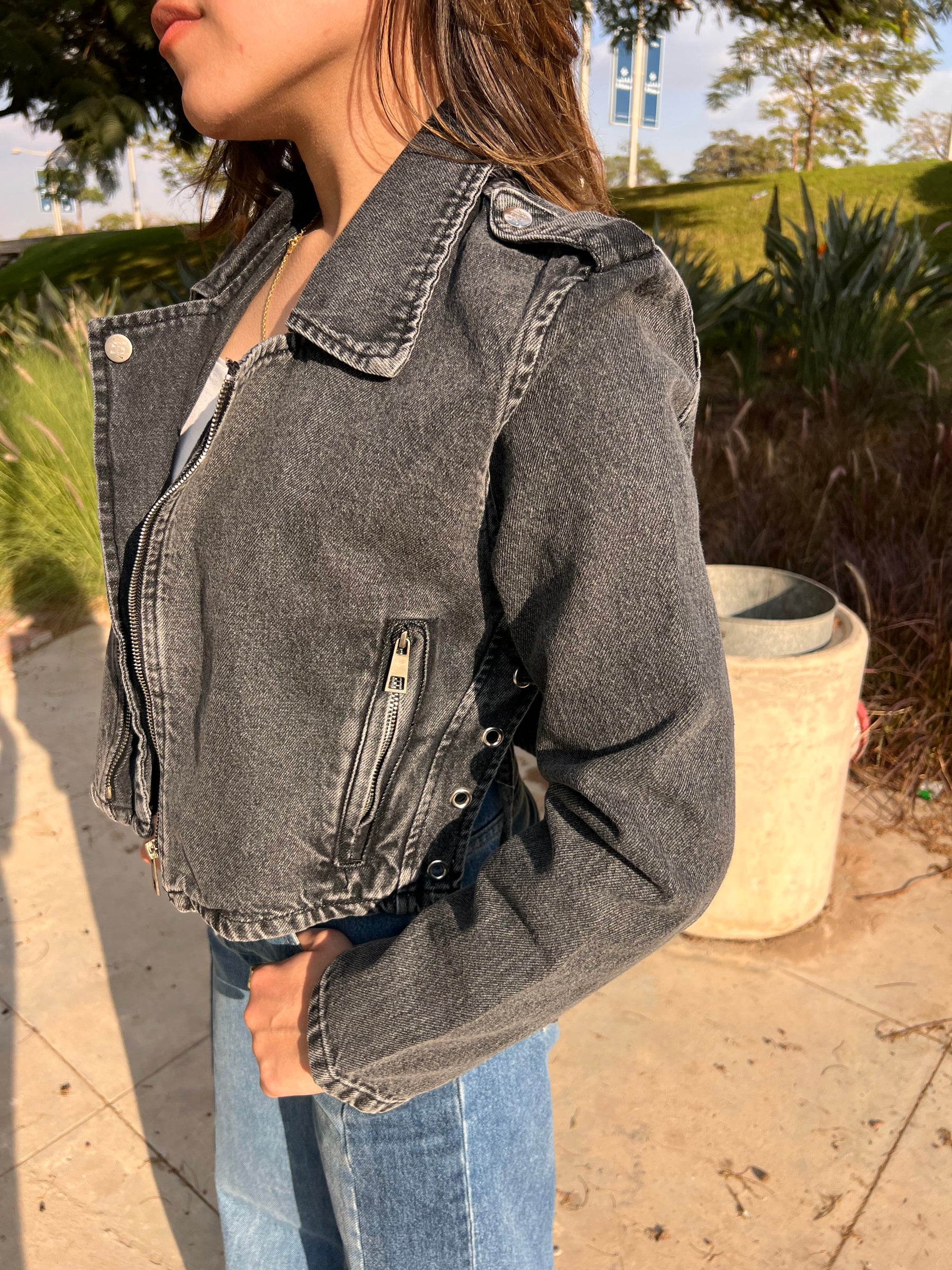 Cropped Jeans